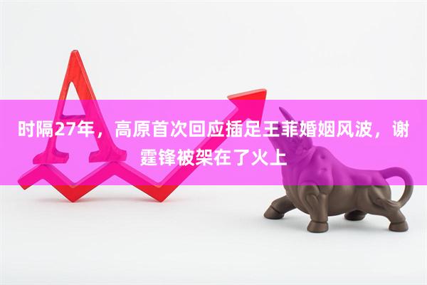 时隔27年，高原首次回应插足王菲婚姻风波，谢霆锋被架在了火上